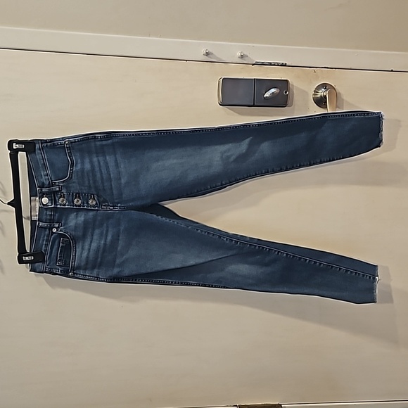 Everlane Medium Blue Denim Wash Vintage Skinny Jeans 25 Ankle - Picture 4 of 10